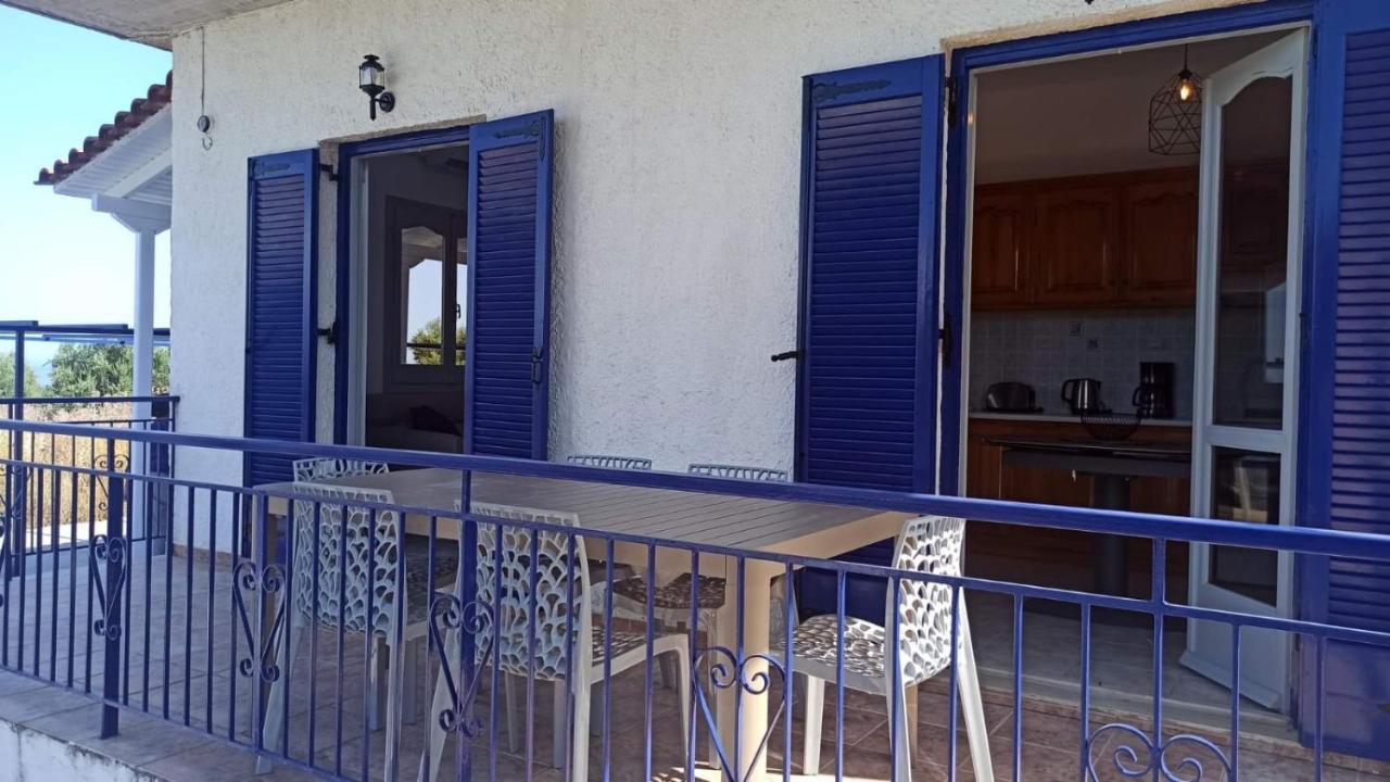 Villa Blue Cocoon - Chrani Messinia Peloponnese- Sea View 800 M From Beach Екстериор снимка