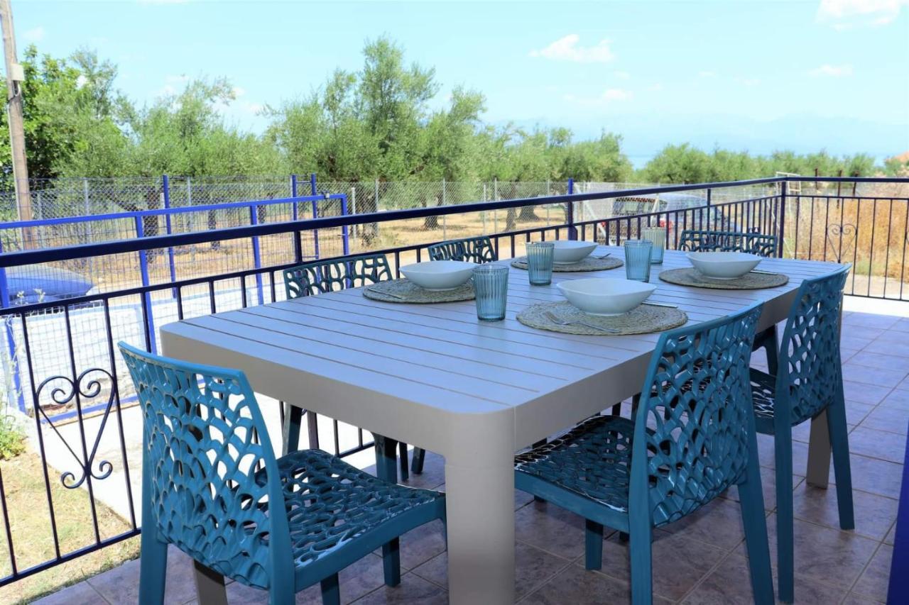 Villa Blue Cocoon - Chrani Messinia Peloponnese- Sea View 800 M From Beach Екстериор снимка