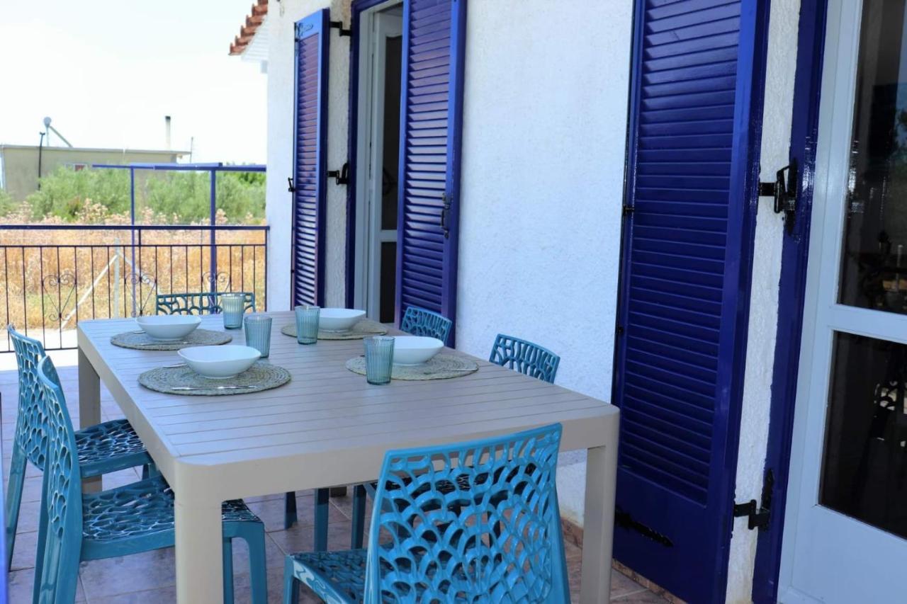 Villa Blue Cocoon - Chrani Messinia Peloponnese- Sea View 800 M From Beach Екстериор снимка