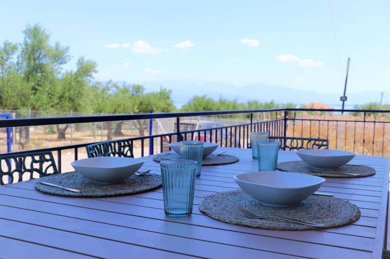 Villa Blue Cocoon - Chrani Messinia Peloponnese- Sea View 800 M From Beach Екстериор снимка