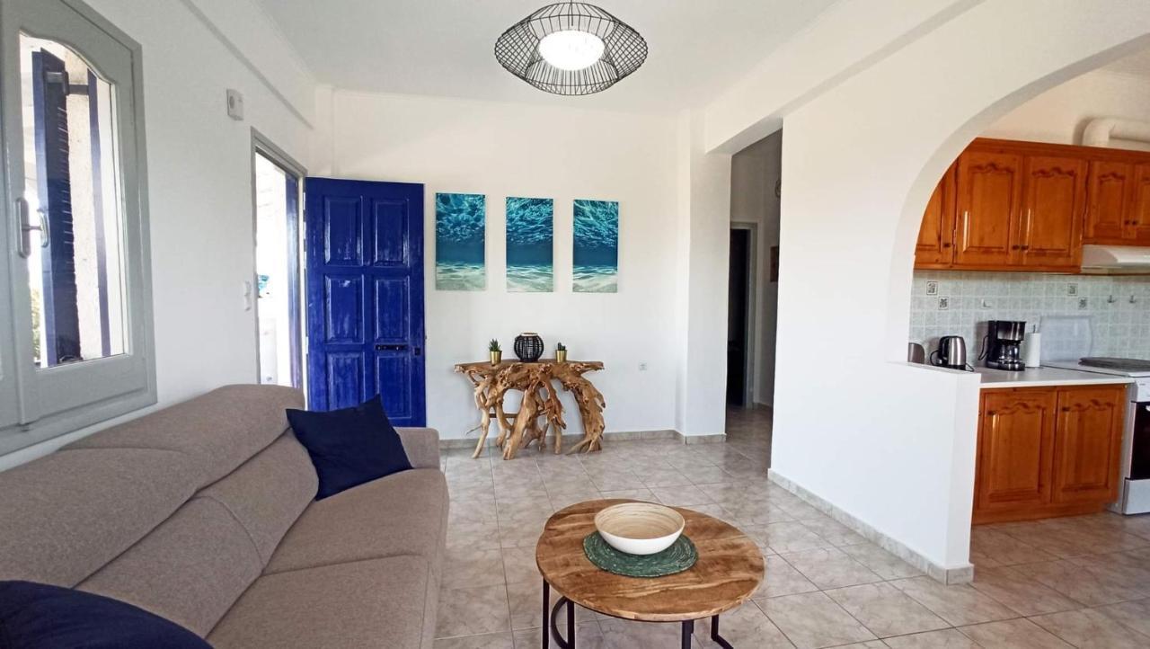 Villa Blue Cocoon - Chrani Messinia Peloponnese- Sea View 800 M From Beach Екстериор снимка