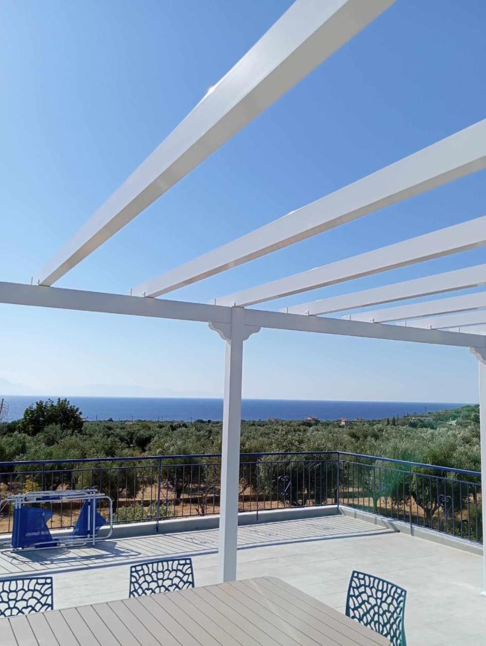 Villa Blue Cocoon - Chrani Messinia Peloponnese- Sea View 800 M From Beach Екстериор снимка