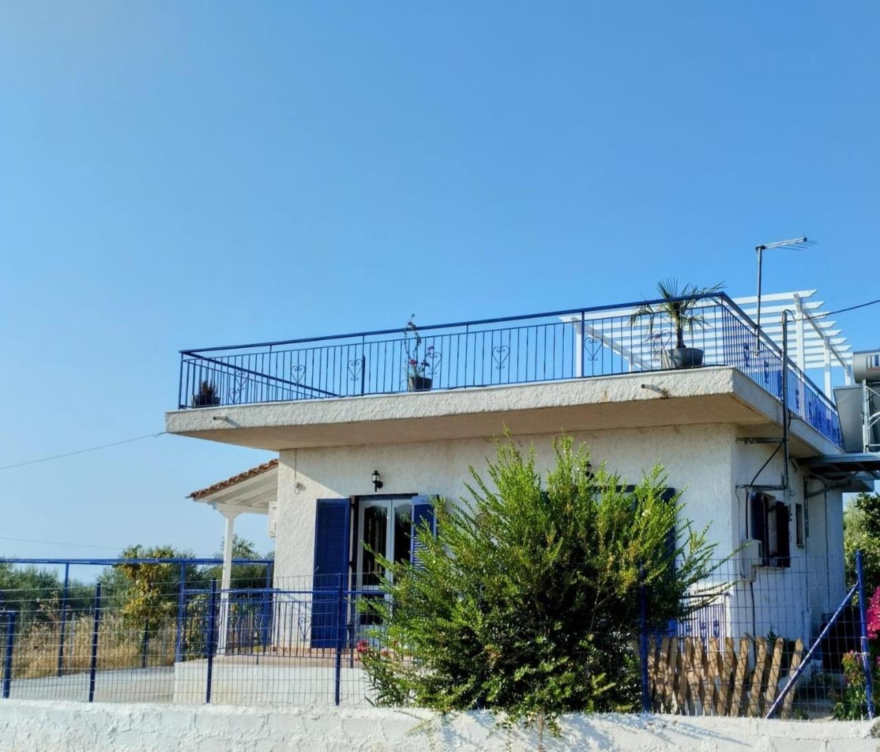 Villa Blue Cocoon - Chrani Messinia Peloponnese- Sea View 800 M From Beach Екстериор снимка