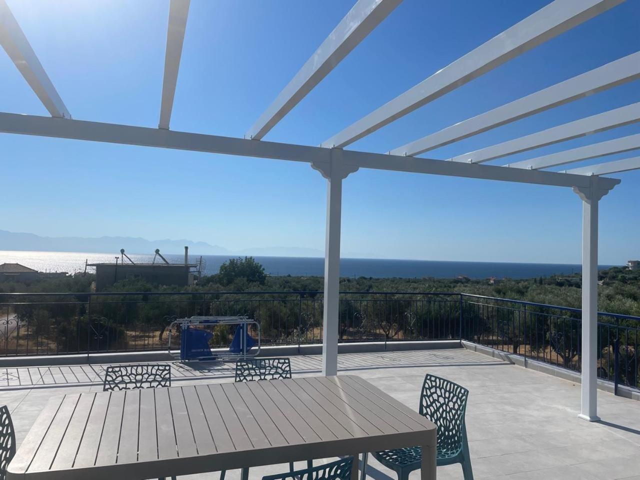 Villa Blue Cocoon - Chrani Messinia Peloponnese- Sea View 800 M From Beach Екстериор снимка